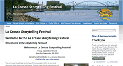 Desktop Screenshot of lacrossestoryfest.com